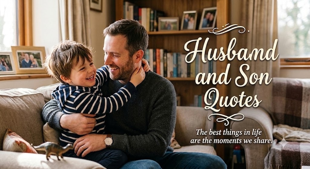 600+ Heart Touching Husband and Son Quotes | Best Inspirational Family Quotes for Love and Bonding