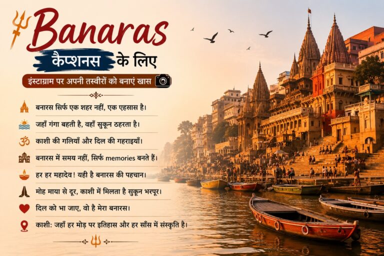 500+ Best Banaras Captions for Instagram in Hindi