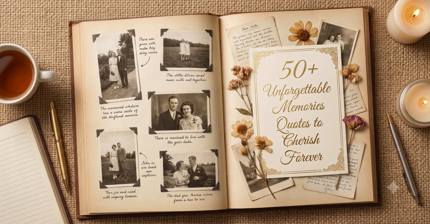 50+ Unforgettable Memories Quotes to Cherish Forever