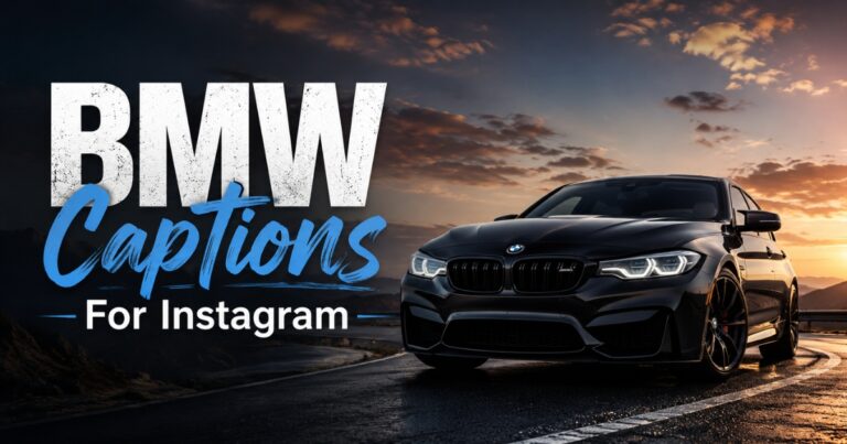 250+ Best BMW Captions for Instagram to Show Off Your Ride