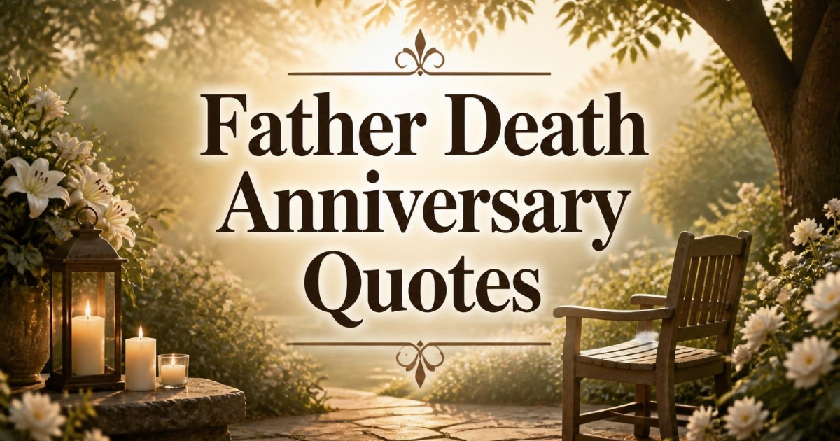 300+ Father Death Anniversary Quotes to Honor His Loving Memory