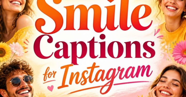 100+ Smile Captions for Instagram: Cute, Happy & Positive Quotes
