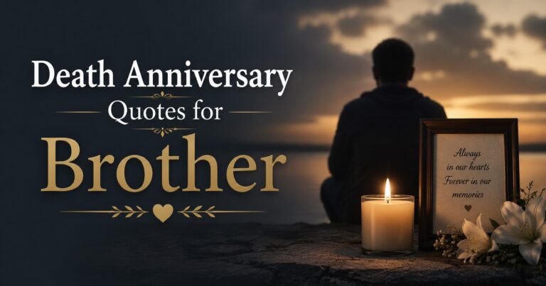 Death Anniversary Quotes for Brother