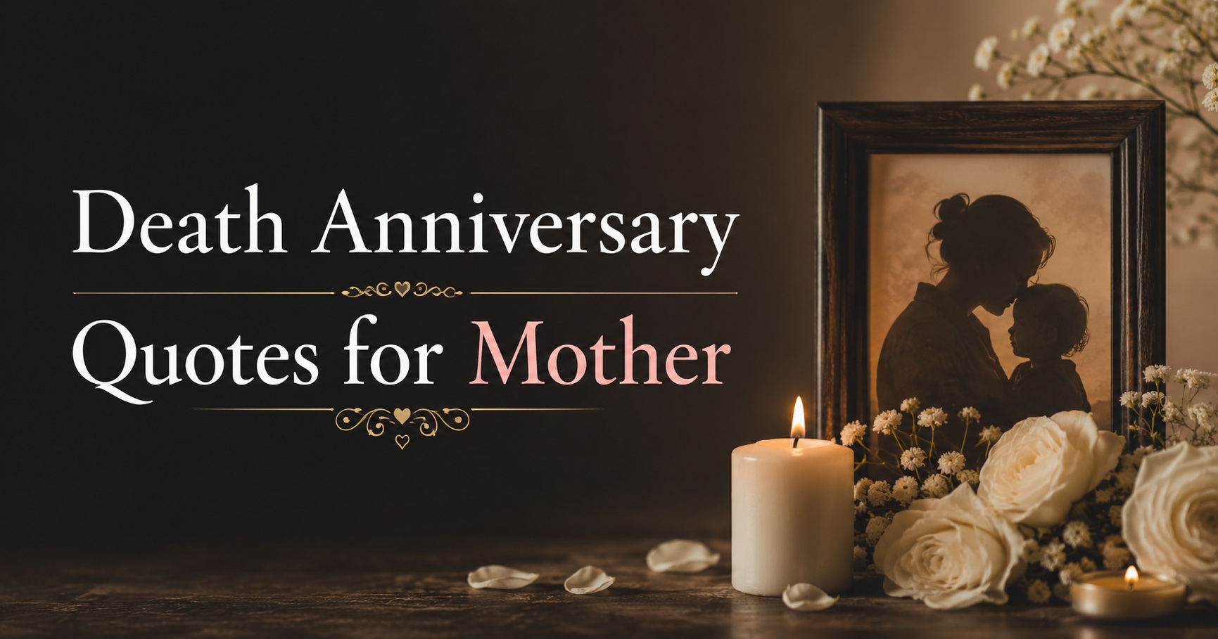 200+ Heartfelt Death Anniversary Quotes for Mother