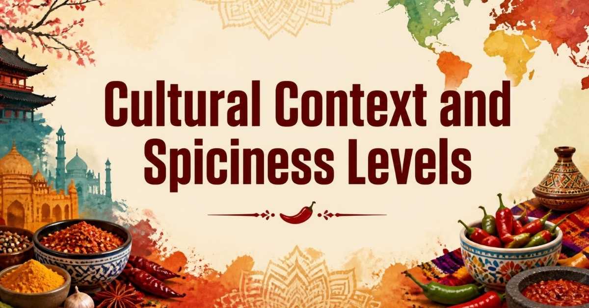 Cultural Context and Spiciness Levels