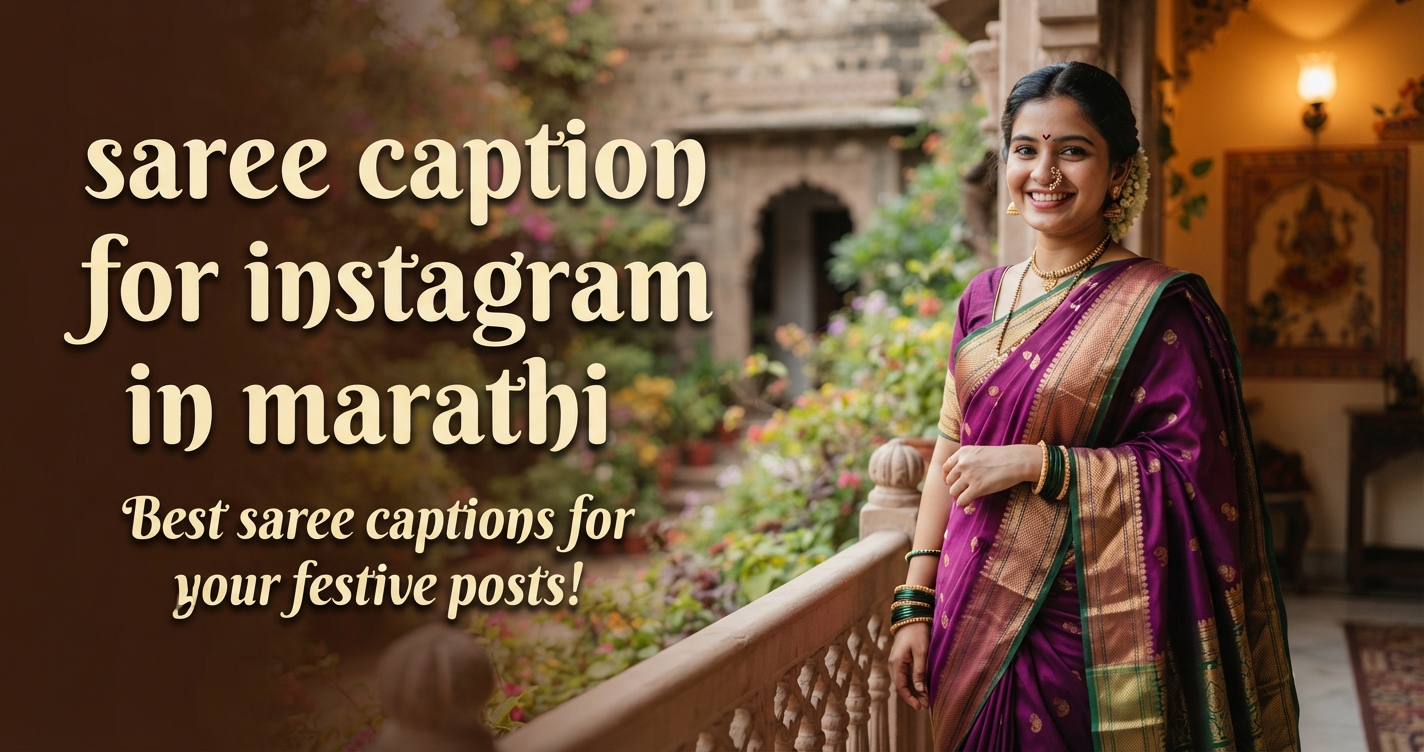 Saree Caption