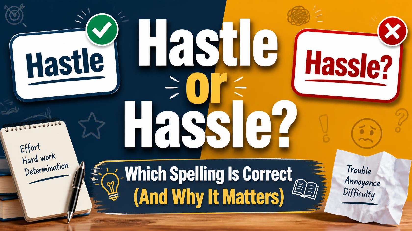 Hastle or Hassle