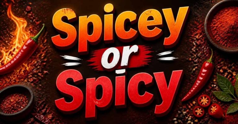Spicey or Spicy