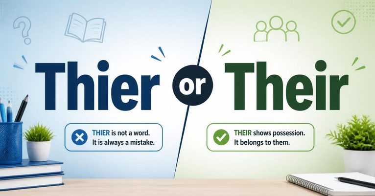 Thier or Their