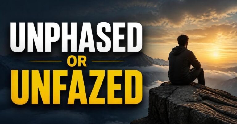 Unphased or Unfazed